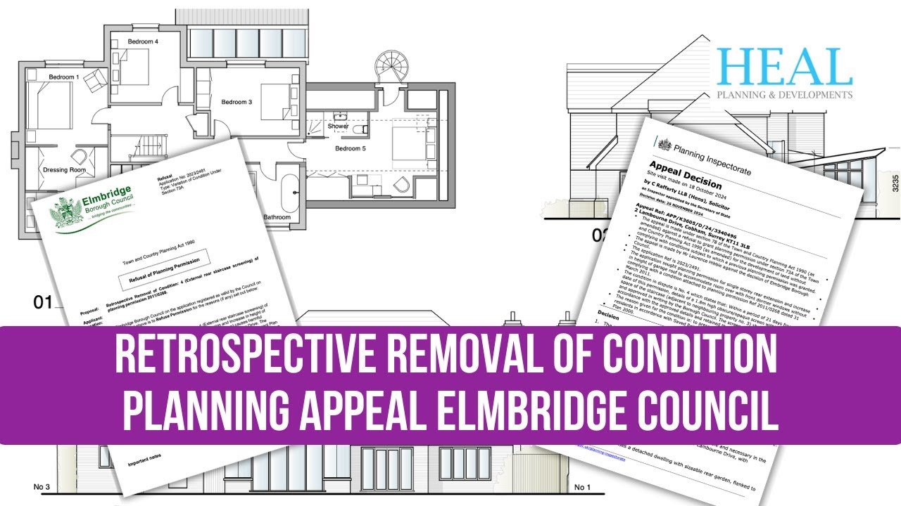 Retrospective Removal of Condition Planning Appeal Elmbridge Council