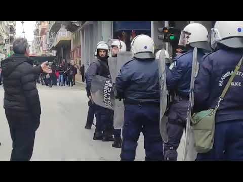Πάτρα, μικροένταση σε πορεία