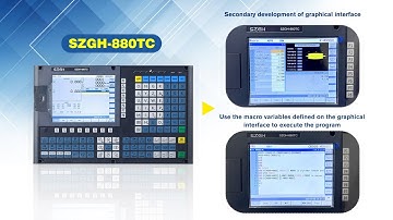 SZGH 880TC function display secondary development of graphical interface#controller #machine #kit