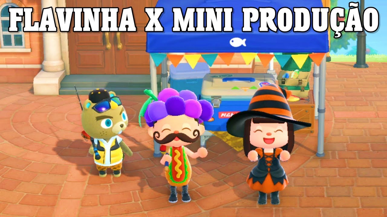 Flavinha X Mini Produção Quem Pesca Mais? Animal Crossing New Horizons