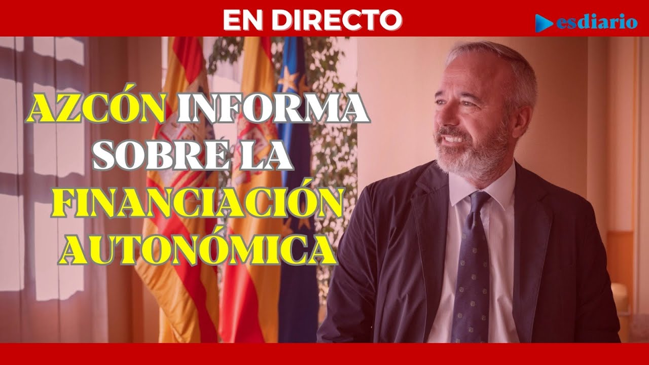 🔴 EN DIRECTO | Jorge Azcón comparece para informar sobre financiación autonómica