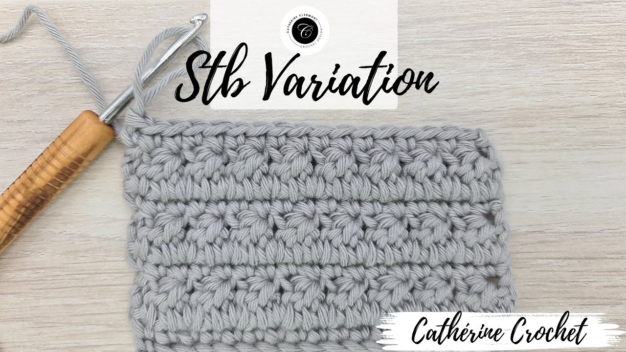 Häkel Muster / Häkelmuster - Stäbchen Variation