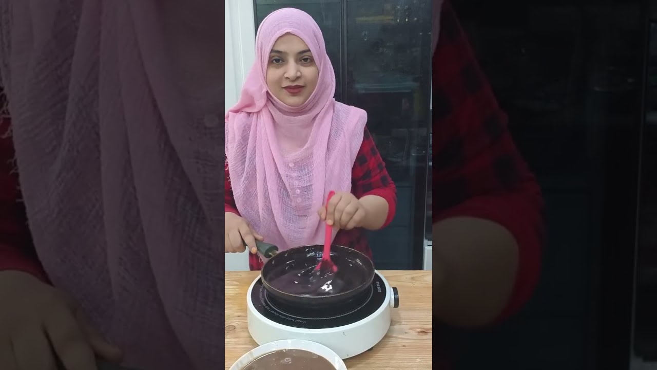 Bowl Cake part 2 (chocolate sauce)