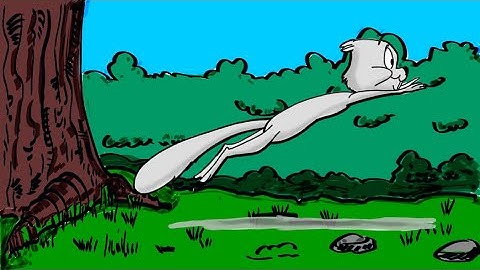 How to animate a squirrel jumping in Photoshop part two.