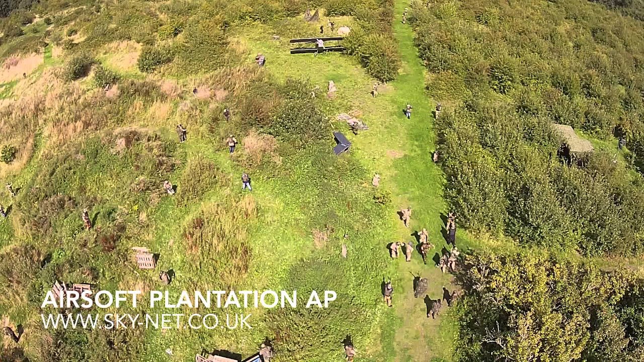 Airsoft Plantation AP from the Air Drone. amazing Day!! YouTube