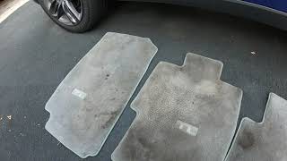 Replacing carpet floor mats to the OEM all season mats from Acura on the 2005 TL