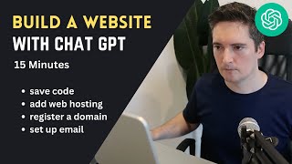 How to Build a Website using ChatGPT in 15 Minutes