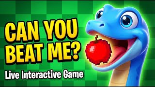 🔴 Can YOU Beat My SNAKE! 🐍 | LIVESTREAM INTERACTIVE GAME