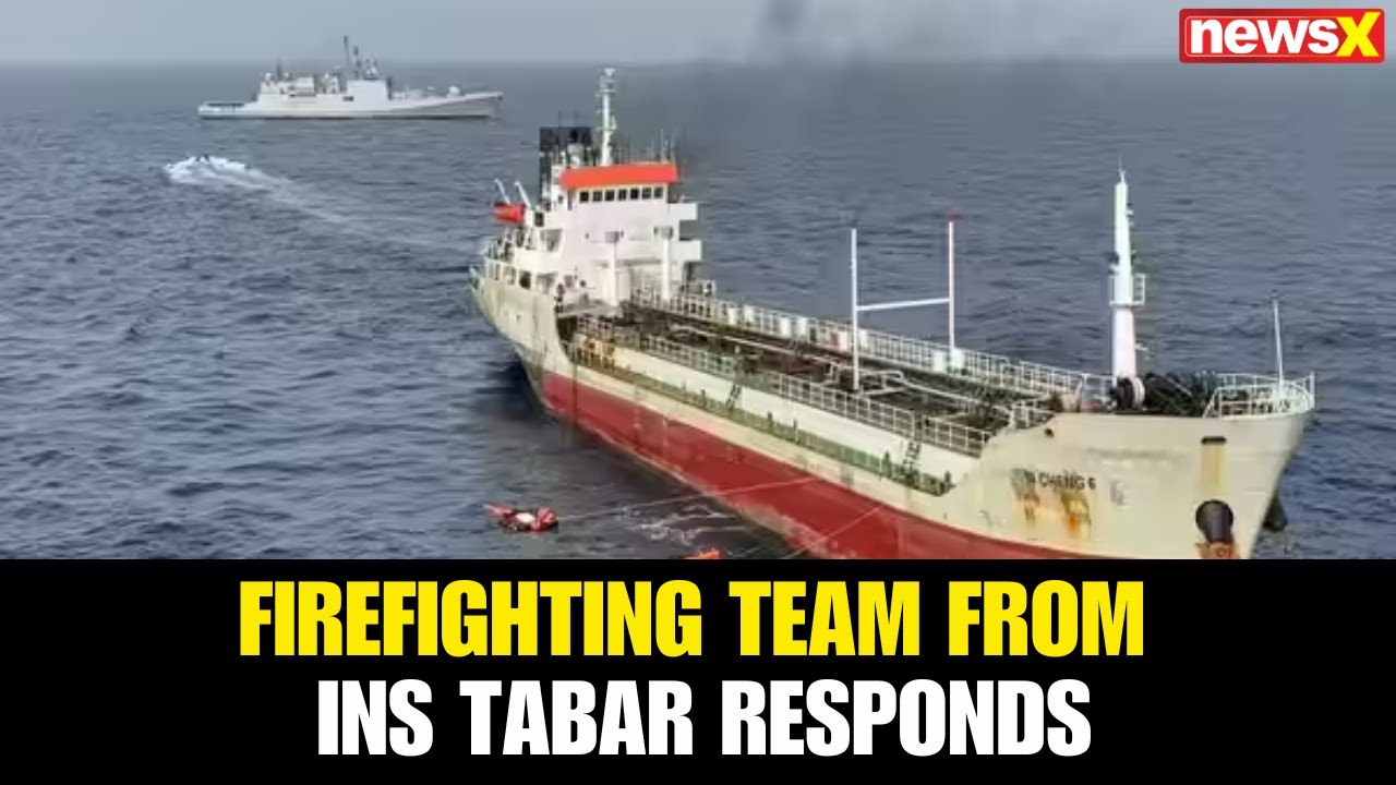 INS Tabar Firefighting Team Springs Into Action, 13 Navy Personnel Deployed | NewsX