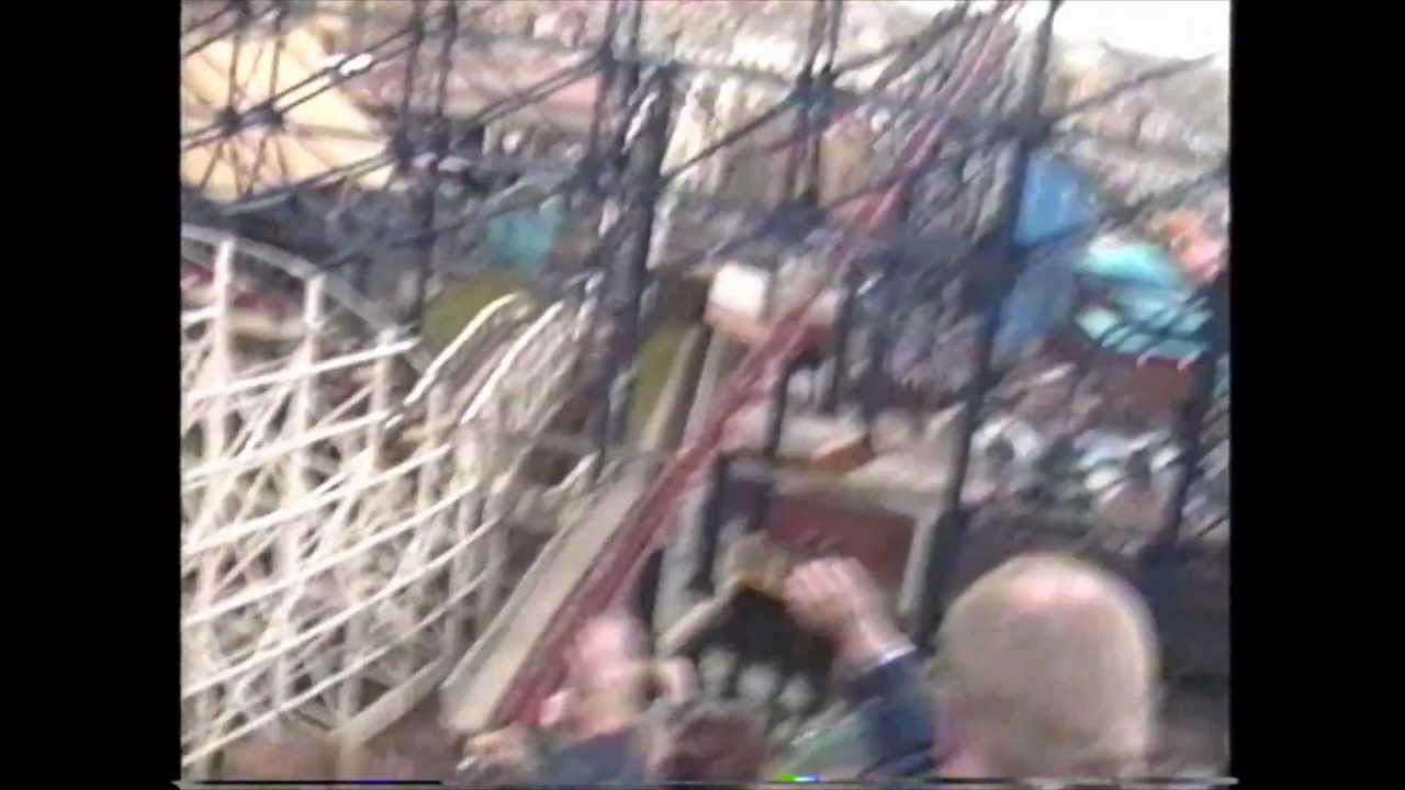 Pepsi Max Big One Roller Coaster Backseat POV 1996 Blackpool Pleasure Beach On-Ride UK