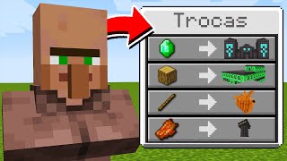 minecraft mas villagers trocam ESTRUTURAS OP!