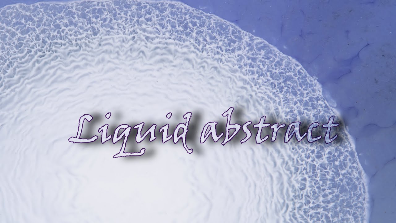Liquid abstraction | Petri Art | ink spaces | 4 K | 50 fps