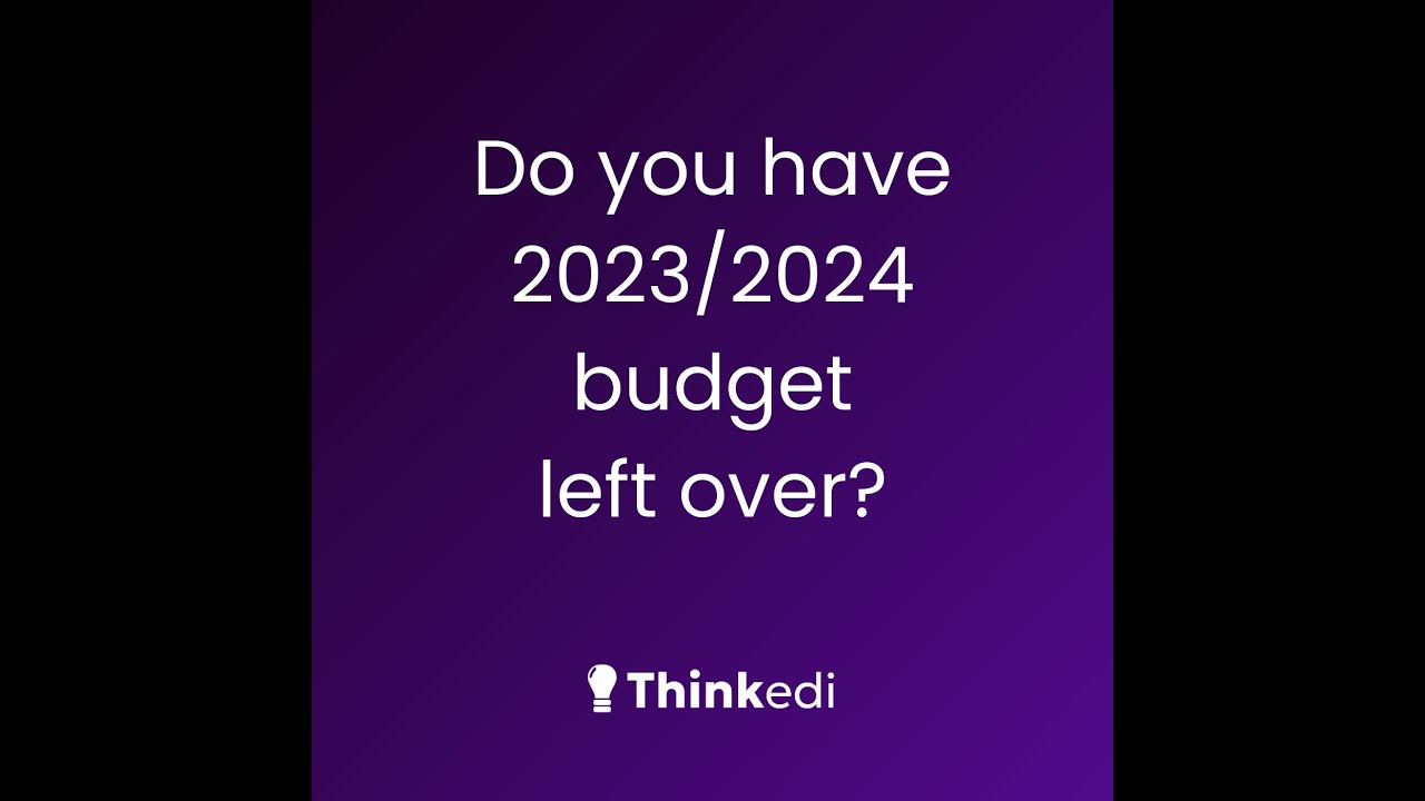 2023/2024 Budget for EDI Training