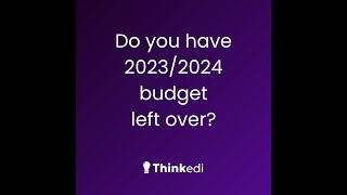20232024 Budget For Edi Training
