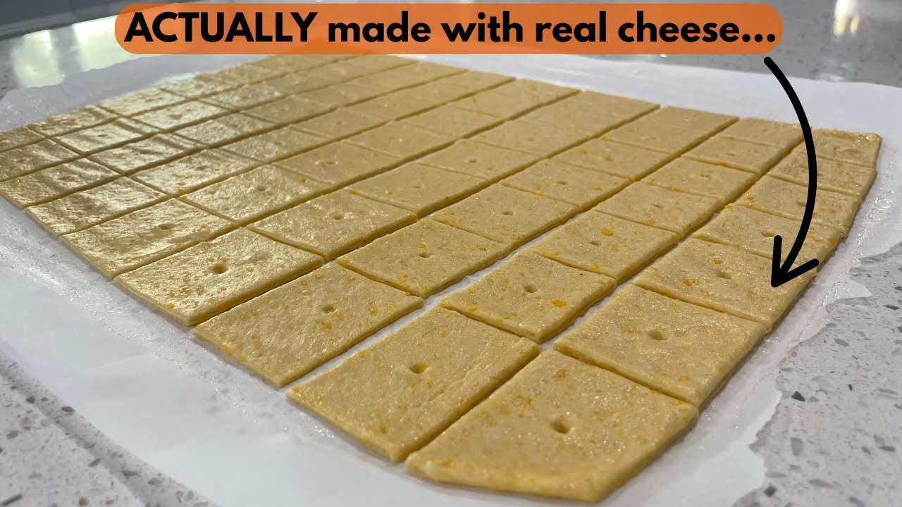 Sourdough Cheese Crackers (Homemade Cheez-Its)