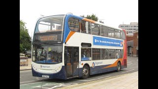 Stagecoach Hull 19100 MX07HLY on 2 to North Bransholme 20200814 Part 2