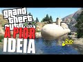 A Pior ideia usando o Submarino gigante no Gta 5 Online Momentos Engraçados