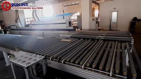 Băng tải rulo con lăn tự động chuyển hướng thu hồi phôi cho máy dán cạnh