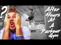 What happens at a parkour gym after it closes