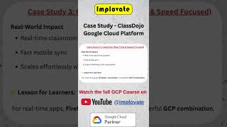 ClassDojo on Google Cloud 👨🏫 | EdTech at Global Scale | GCP #gcp #implovate #googlecloud #learngcp