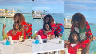 Lovebirds! Stonebwoy and wife chopping love on an Island in Jamaica😍