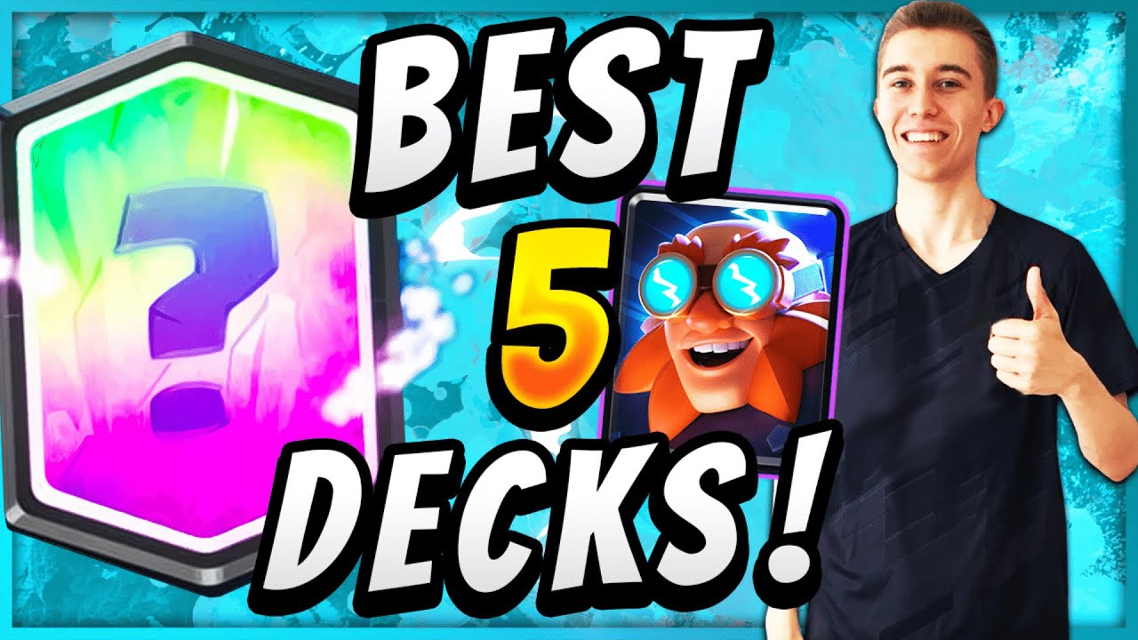 THESE ARE THE TOP 5 Decks in CLASH ROYALE! Ranking Best Decks