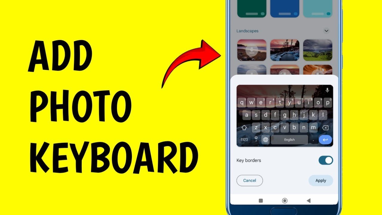 How To Add Photo To Keyboard on Android || Picture in Keyboard
