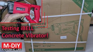 Testing iBell Concrete Vibrator!
