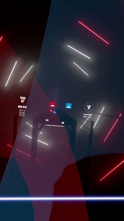 Beautiful light show, feels like I'm in a drying machine #beatsaber