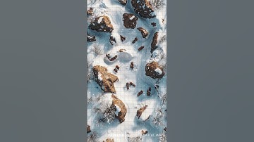 D&D | Whitepeak Rush Part 1 Grid | Animated Battle Maps