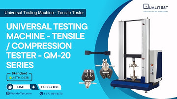 Universal Testing Machine - Tensile / Compression Tester - QM-20 Series | WorldofTest.com