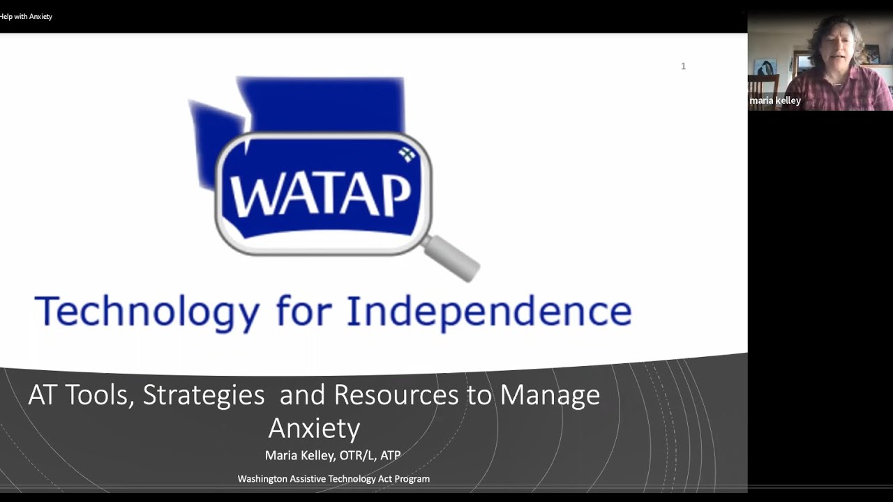 AT Devices and Apps to Help with Anxiety YouTube