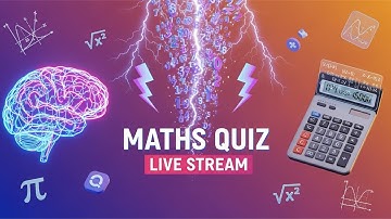 Maths quiz live stream 2025  | Tricky brain teaser