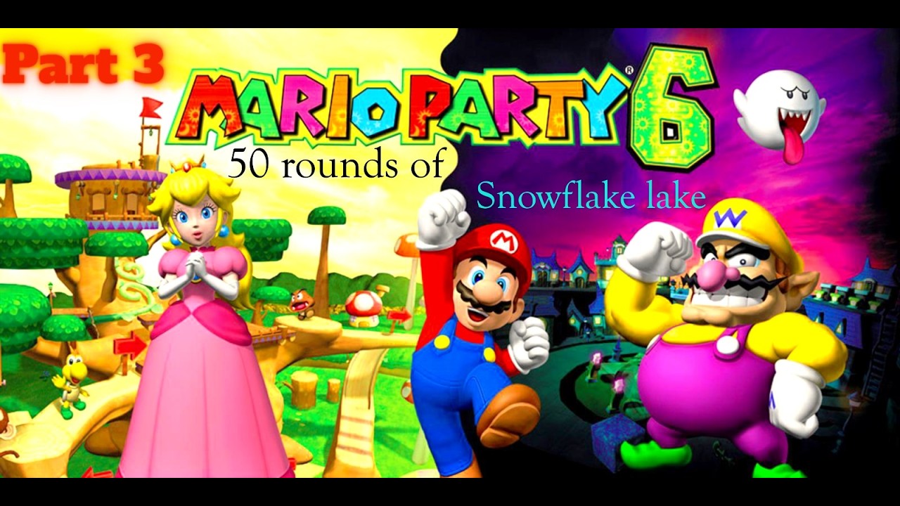 Mario Party 6 (50 Rounds of Snowflake Lake) Part 3