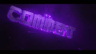 Cool 3D Purple Outro Template 4K
