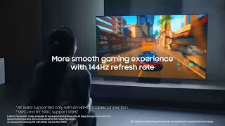 Smooth 144 Hz VRR gaming machine | Samsung OLED TV