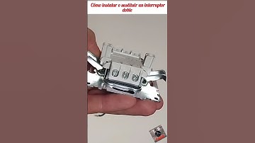 💡 Descubre cómo instalar o sustituir un interruptor doble #bricolage #tips #diy #tutorial