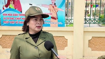 Lực lượng an ninh cơ sở góp phần bảo đảm an toàn giao thông công trường học