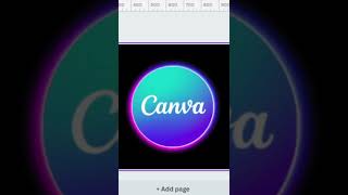 Easy Glowing Neon Effect With Canva #shorts screenshot 4