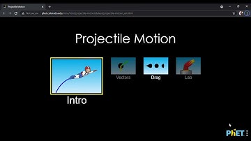 EFT 1103 PROJECTILE MOTION VIRTUAL LAB CONDUCT