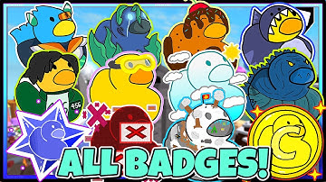 HOW TO GET ALL 140 BADGES in find the ducks | ROBLOX