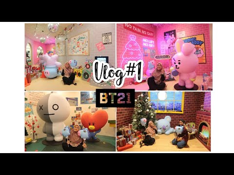 [Itaewon #2] Es Krim Turki & LINE FRIENDS STORE! (BT21). 