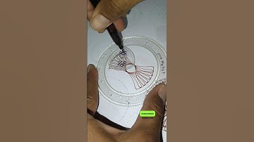 How many rotations does this pen make 🤔🤔. #Spirograph #Shorts #Satisfying