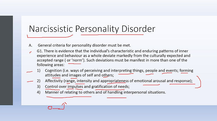 Narcissistic personality disorder dsm 5 criteria pdf