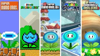 Ice Flowers in some 2D and 3D Mario Games