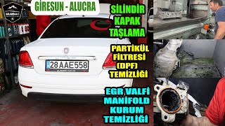 SES YÜZÜNDEN KAPAK YAPTIK! (Fiat Linea 1.3 Silindir Kapak Conta Değişimi/DPF Filtresi/Egr/Manifold)