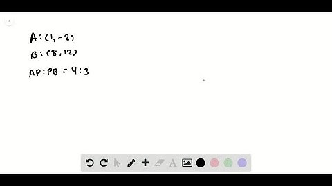 Find the coordinates of point P along the directed line segment AB so that AP to …