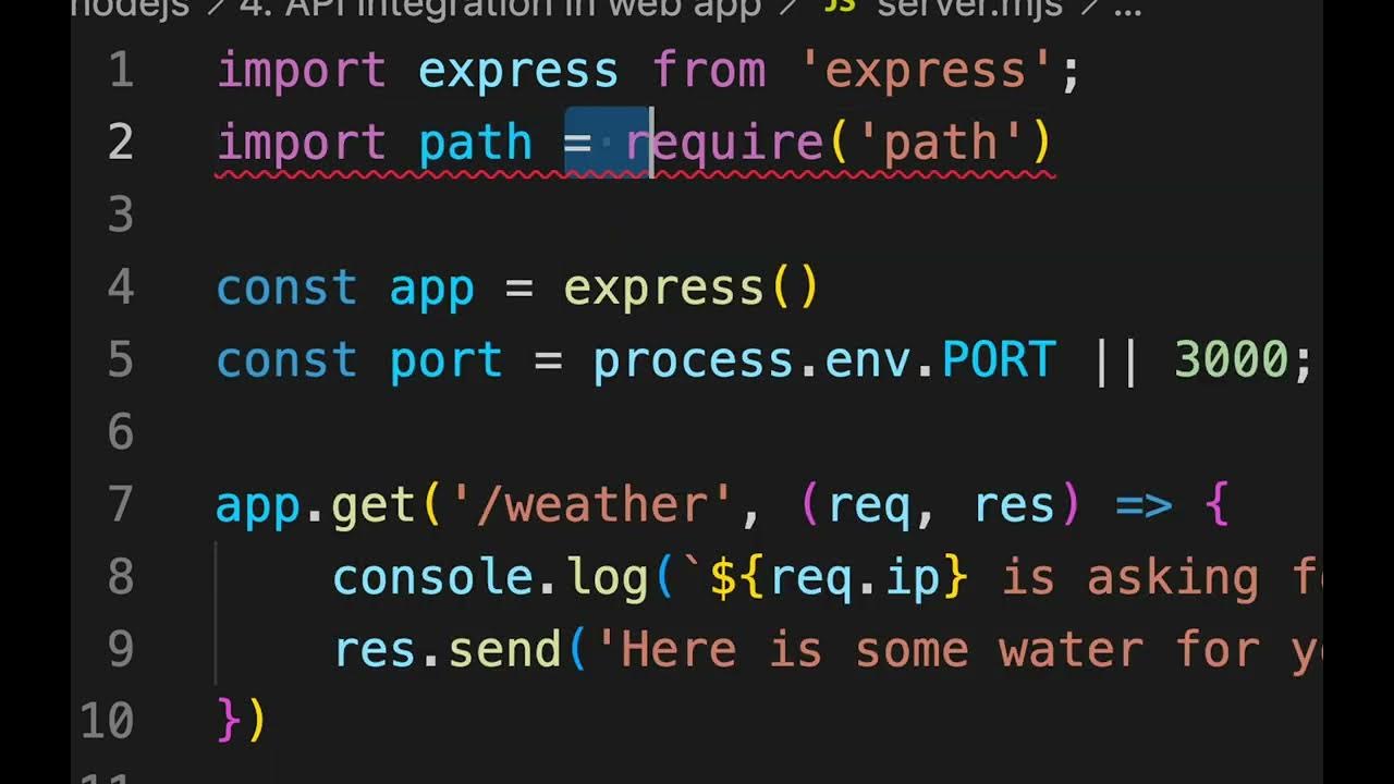 24. Hosting your website on Express web server using Express.static