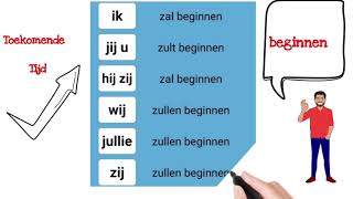 NT2 Grammatica Werkwoord,beginnen,Taalcompleet,nederlands leren #NT2#nederlandsleren#taalcompleet