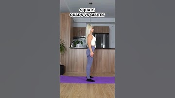 Quad-focused vs glute-focused squats 😊😊😊 #shorts #fitness #squat